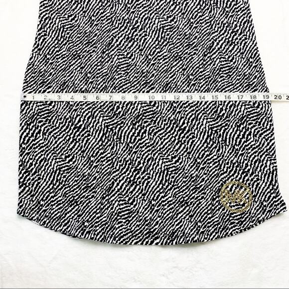 MICHAEL KORS Black & White Zebra Rhinestone Dress Small - Picture 8 of 12